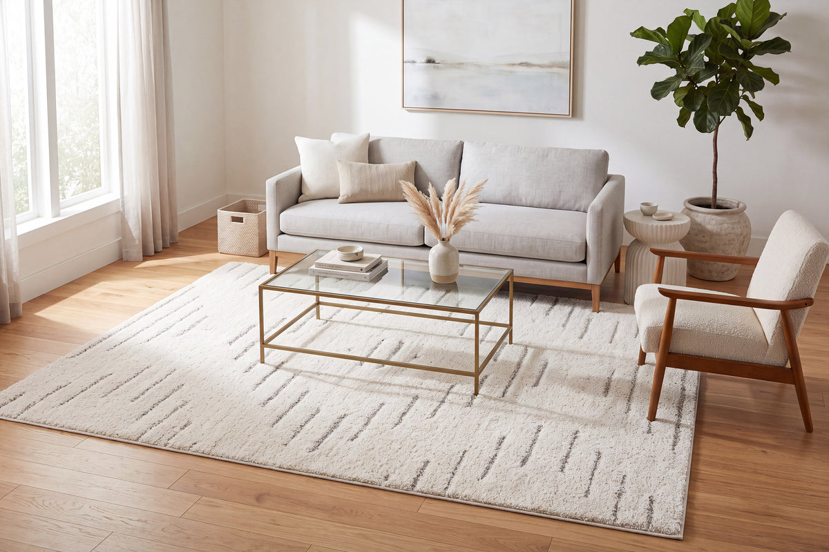 Pike 11202-180 Ivory/Beige Area Rug