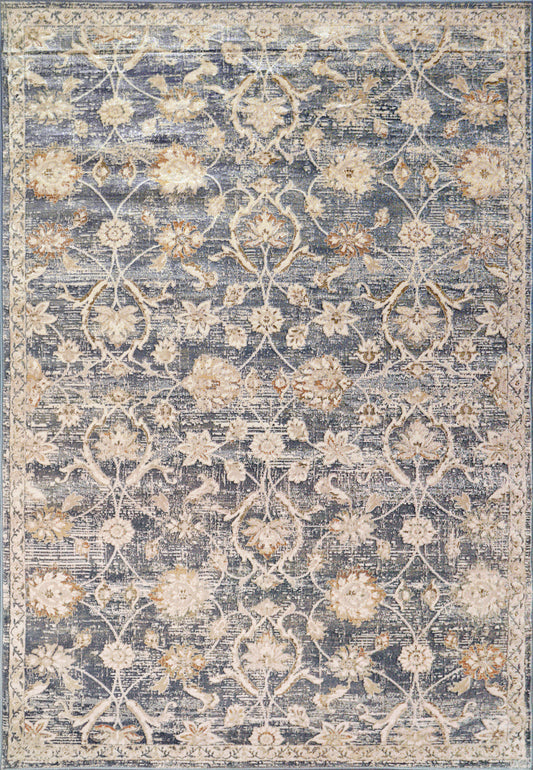 Porter 3350-580 Navy/Beige Area Rug