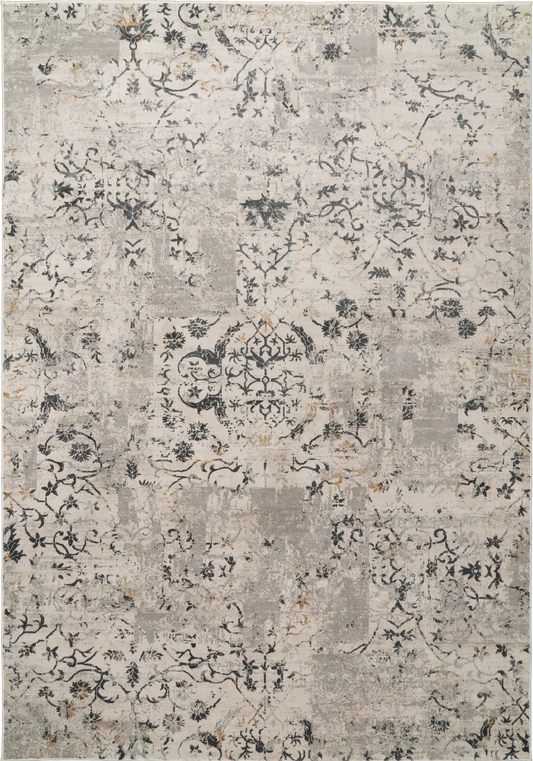 Quartz 25010-190 Light Grey Area Rug