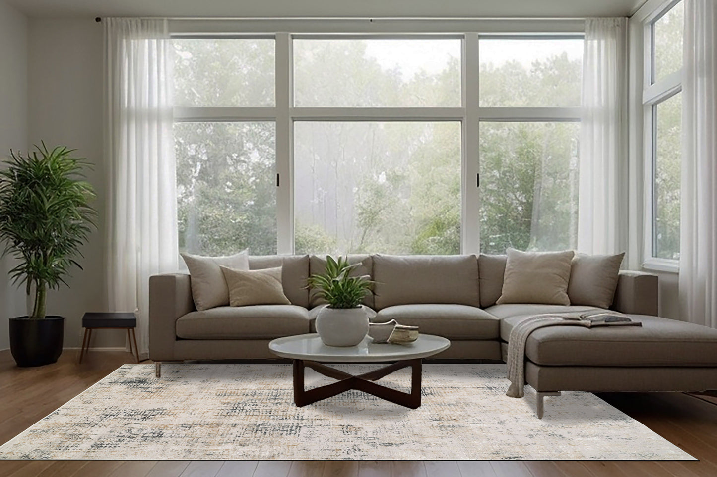 Quartz 27035-190 Grey Area Rug