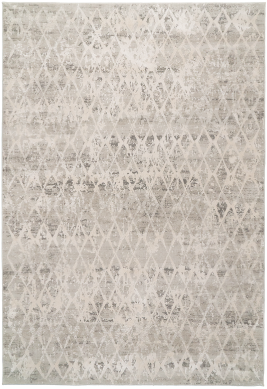 Quartz 27039-111 Ivory/Silver Area Rug