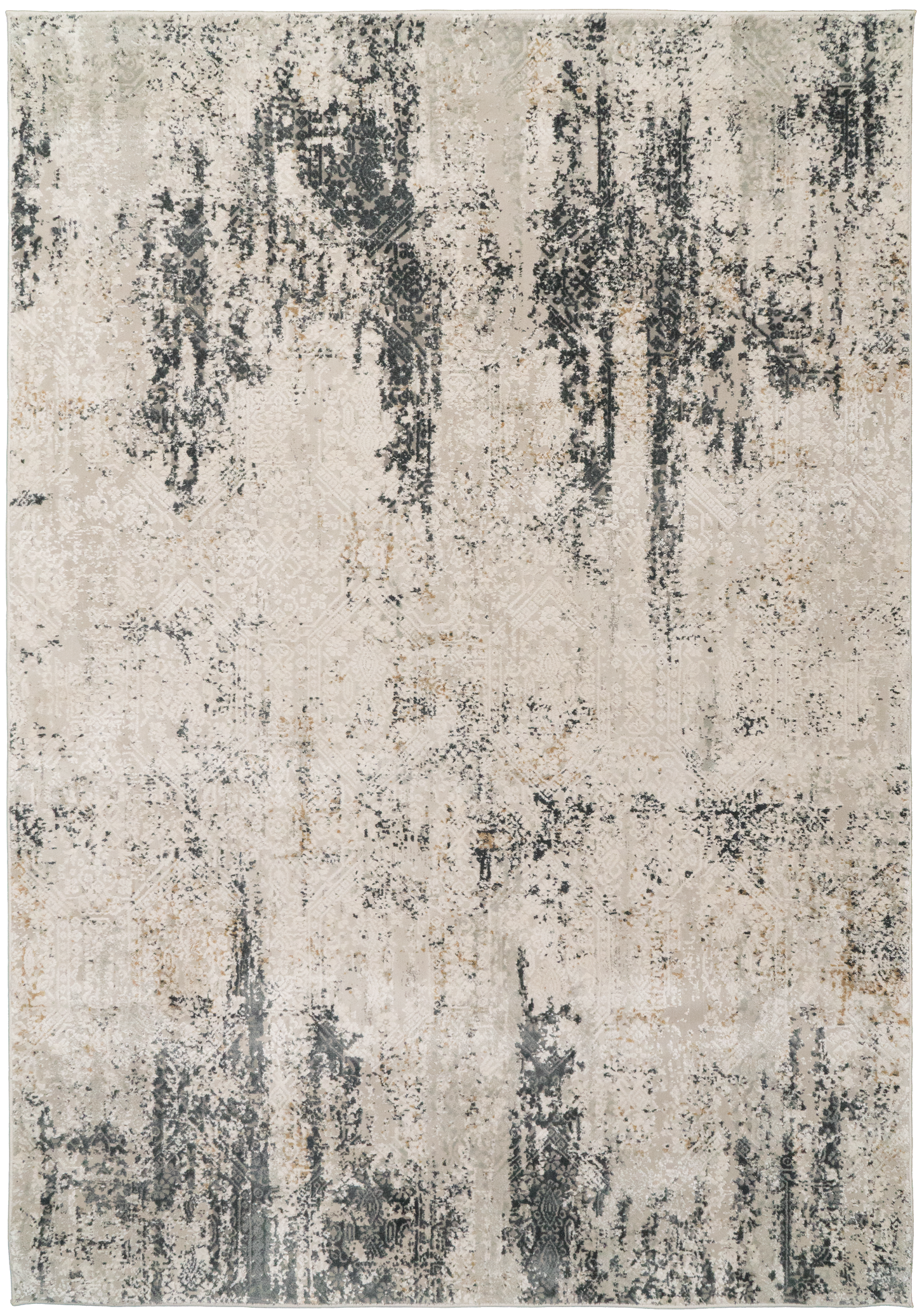 Quartz 27053-190 Ivory/Grey Area Rug