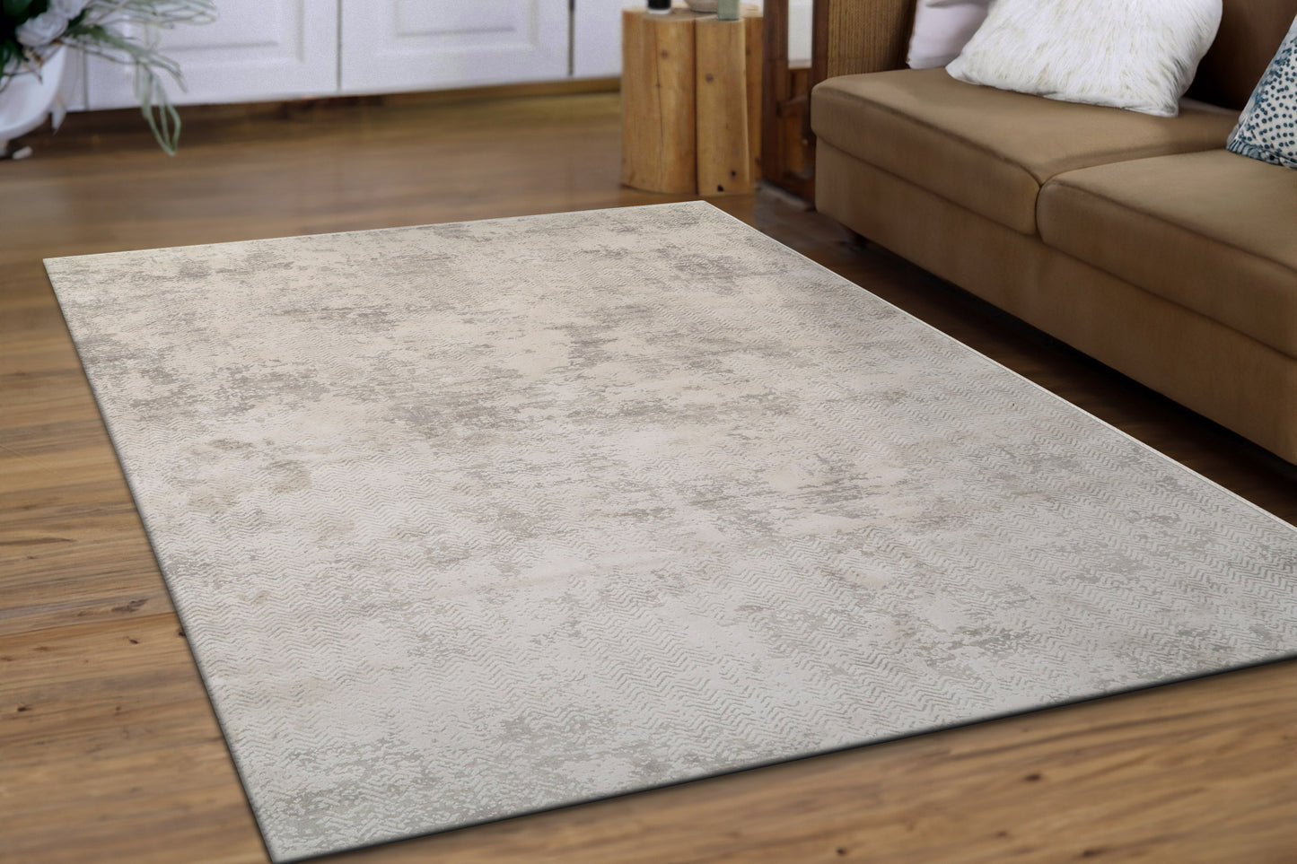 Quartz 27061-100 Ivory Area Rug