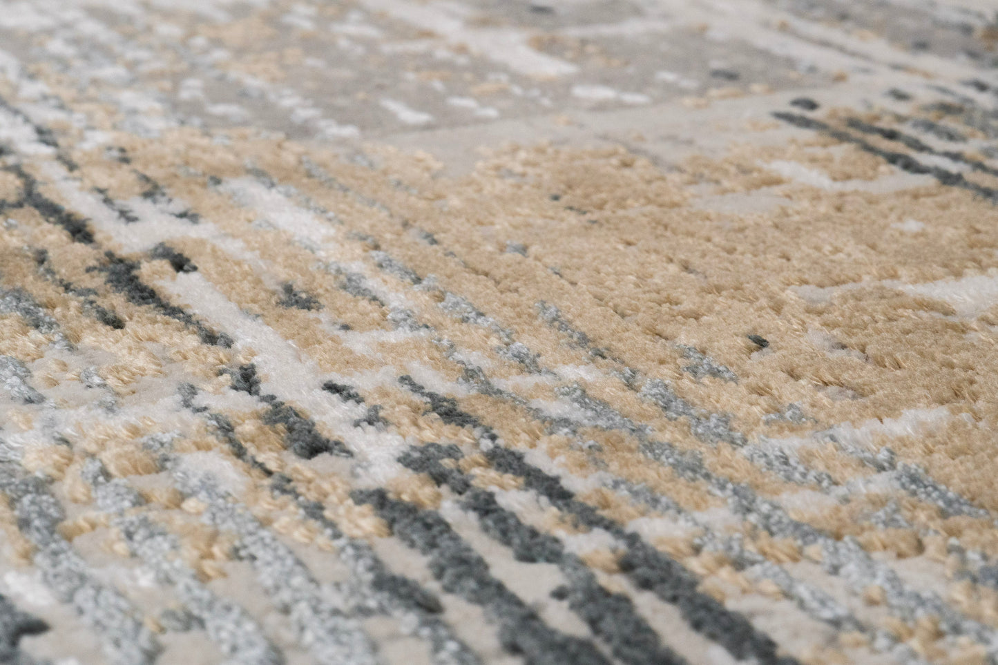 Quartz 27072-155 Ivory/Slate Area Rug