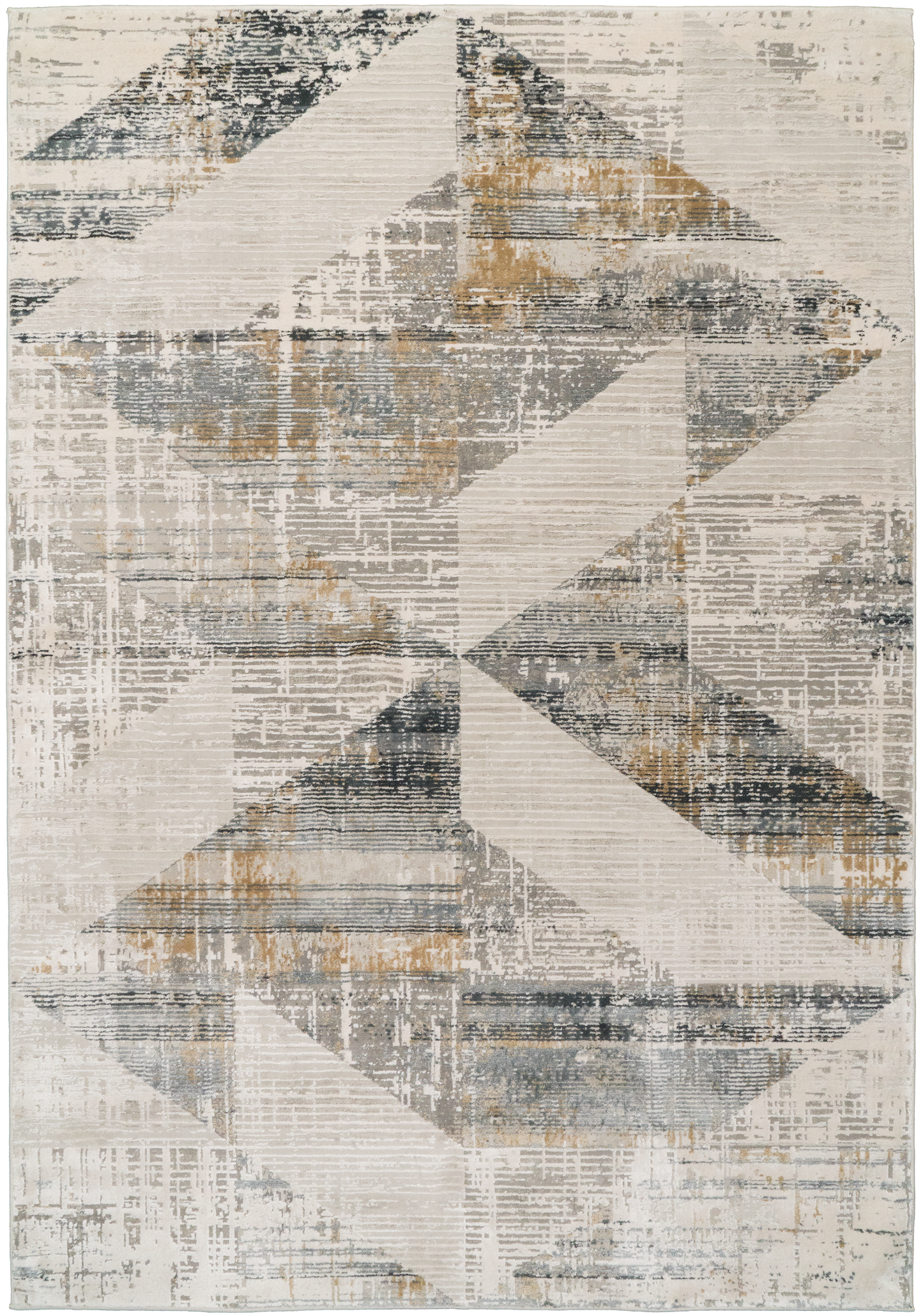 Quartz 27072-155 Ivory/Slate Area Rug
