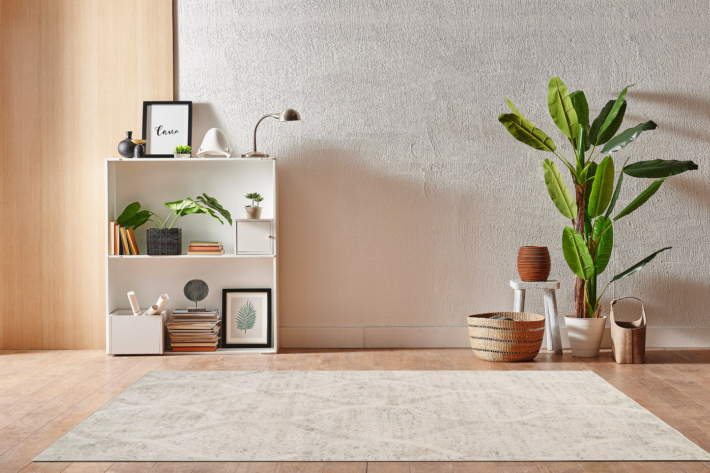 Quartz 26190-100 Ivory Area Rug