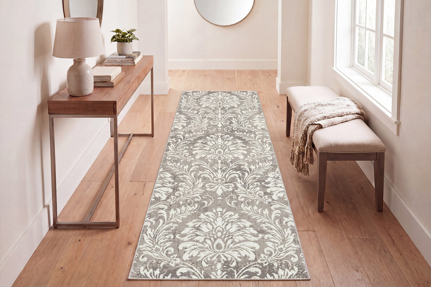 Quartz 27020-190 Light Grey Area Rug