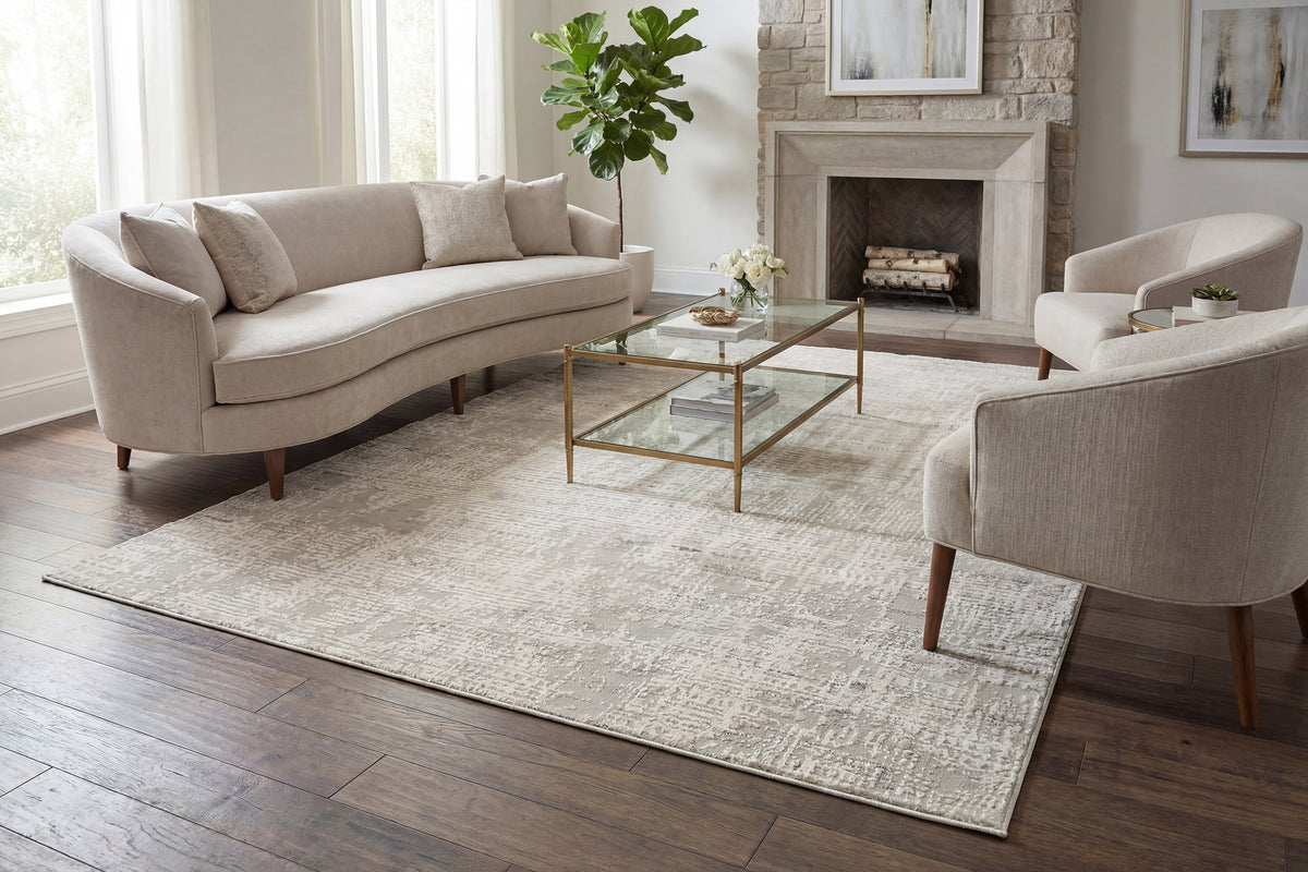 Quartz 27035-110 Beige Area Rug
