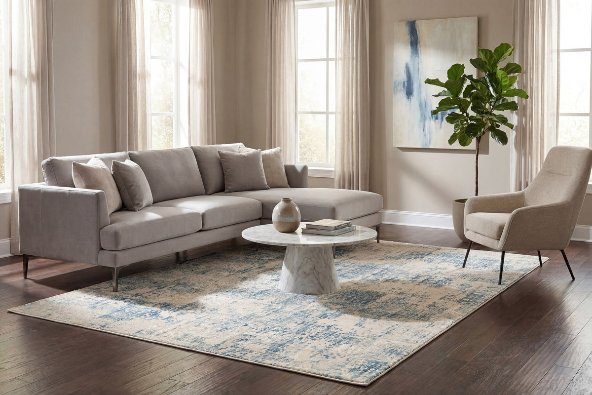 Quartz 27035-150 Blue Area Rug