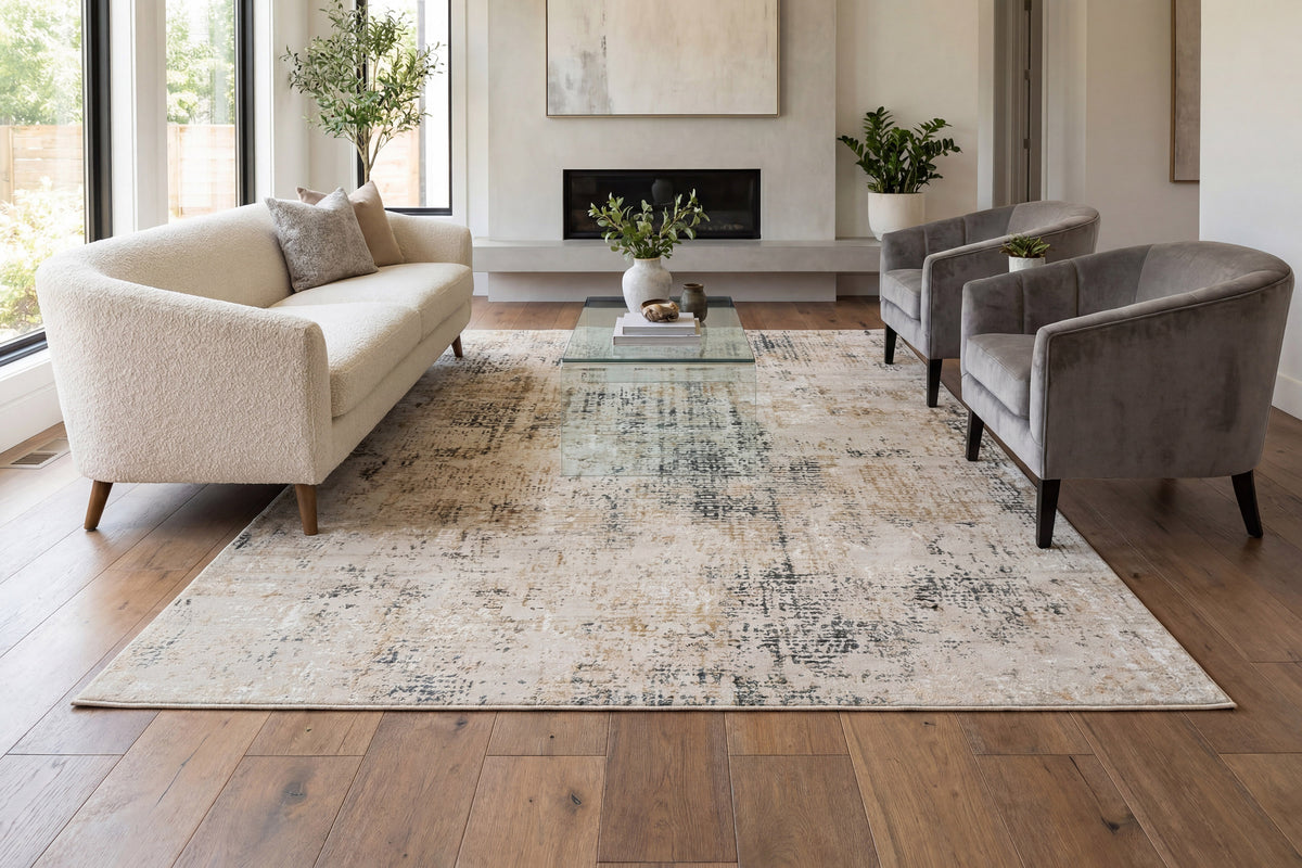 Quartz 27035-190 Grey Area Rug