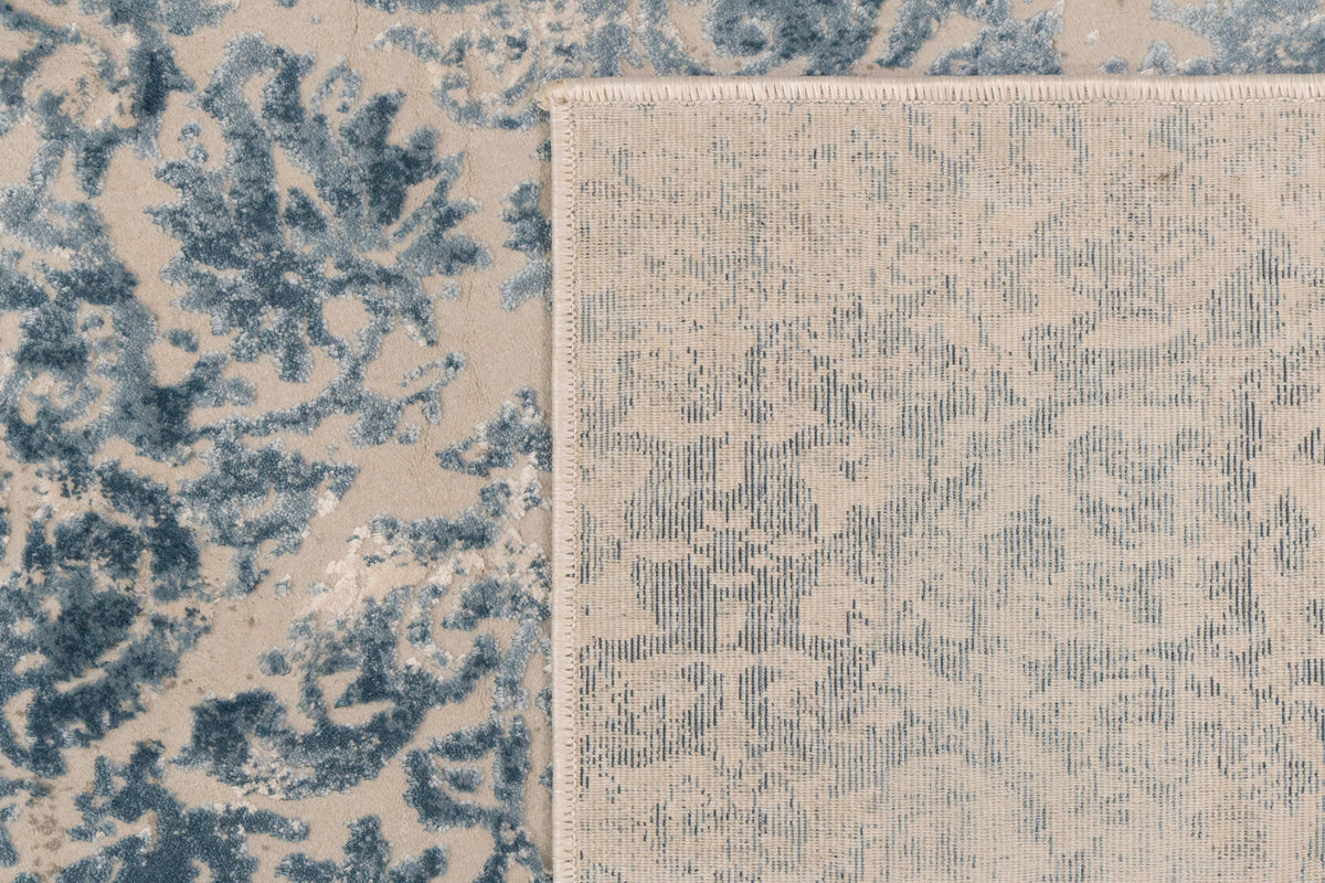 Quartz 27040-500 Ivory/Blue Area Rug