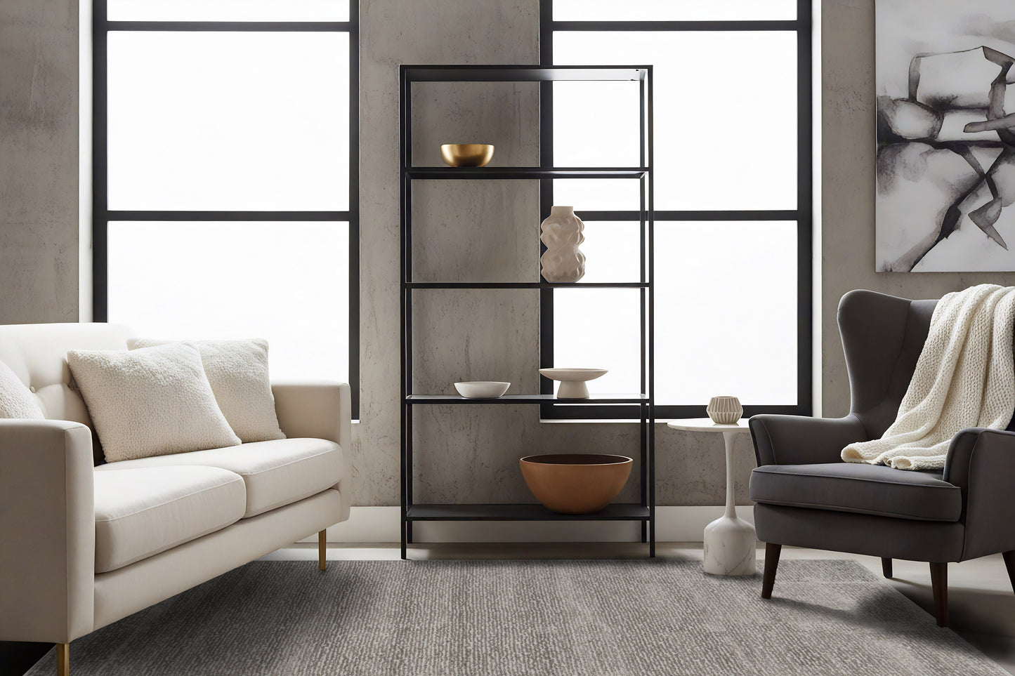 Quin 41008-7121 Grey Area Rug