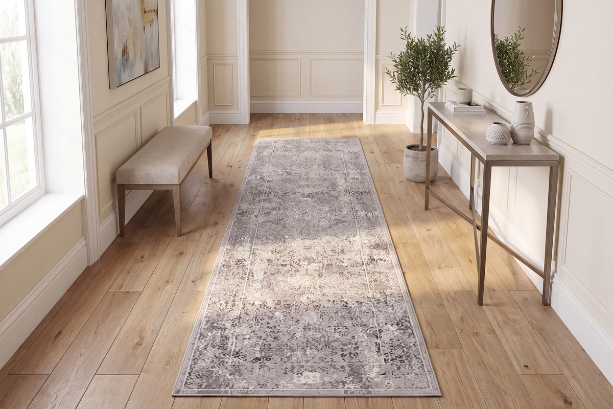 Renaissance 3150-197 Ivory/Grey/Rust Area Rug