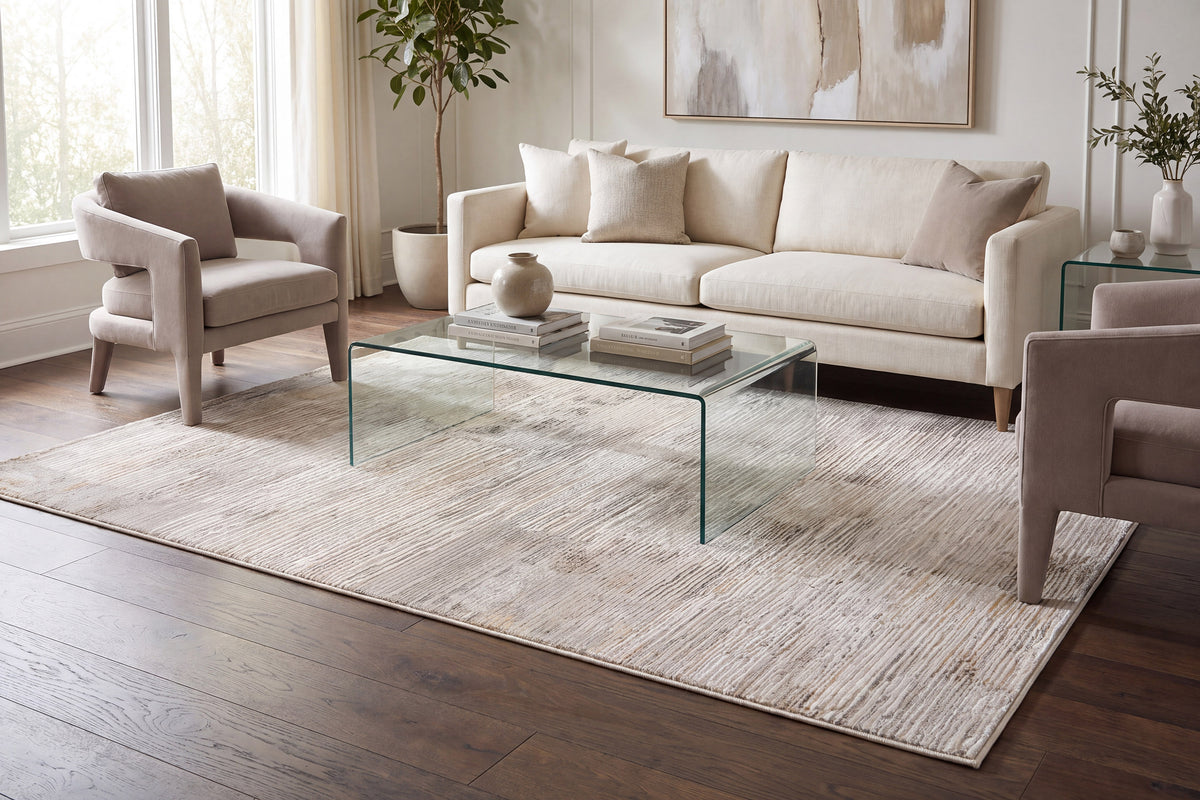 Renaissance 3153-190 Ivory/Grey Area Rug