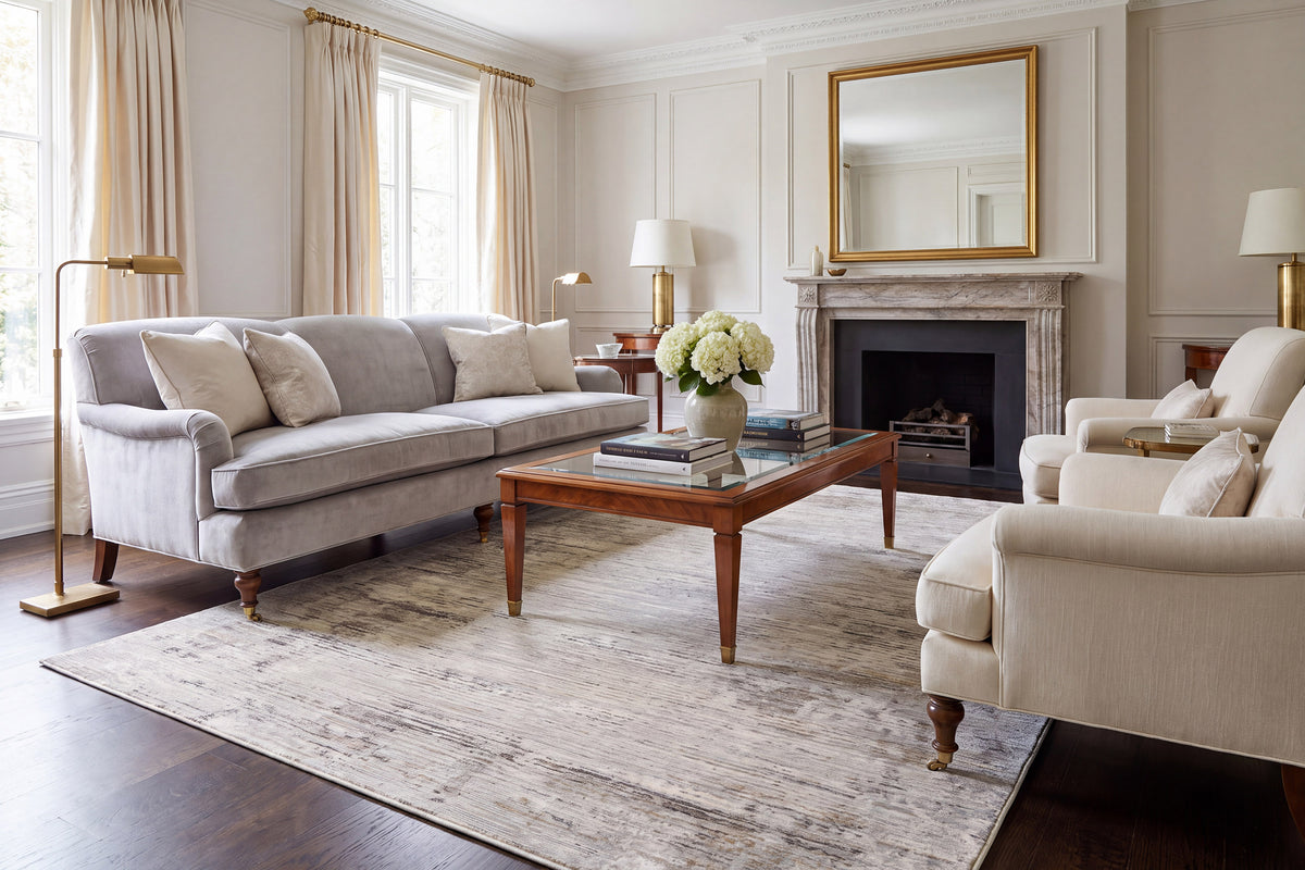 Renaissance 3154-190 Ivory/Grey Area Rug
