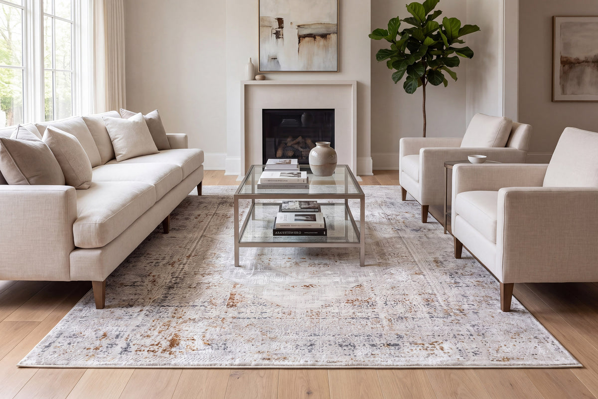 Renaissance 3155-199 Ivory/Multi Area Rug