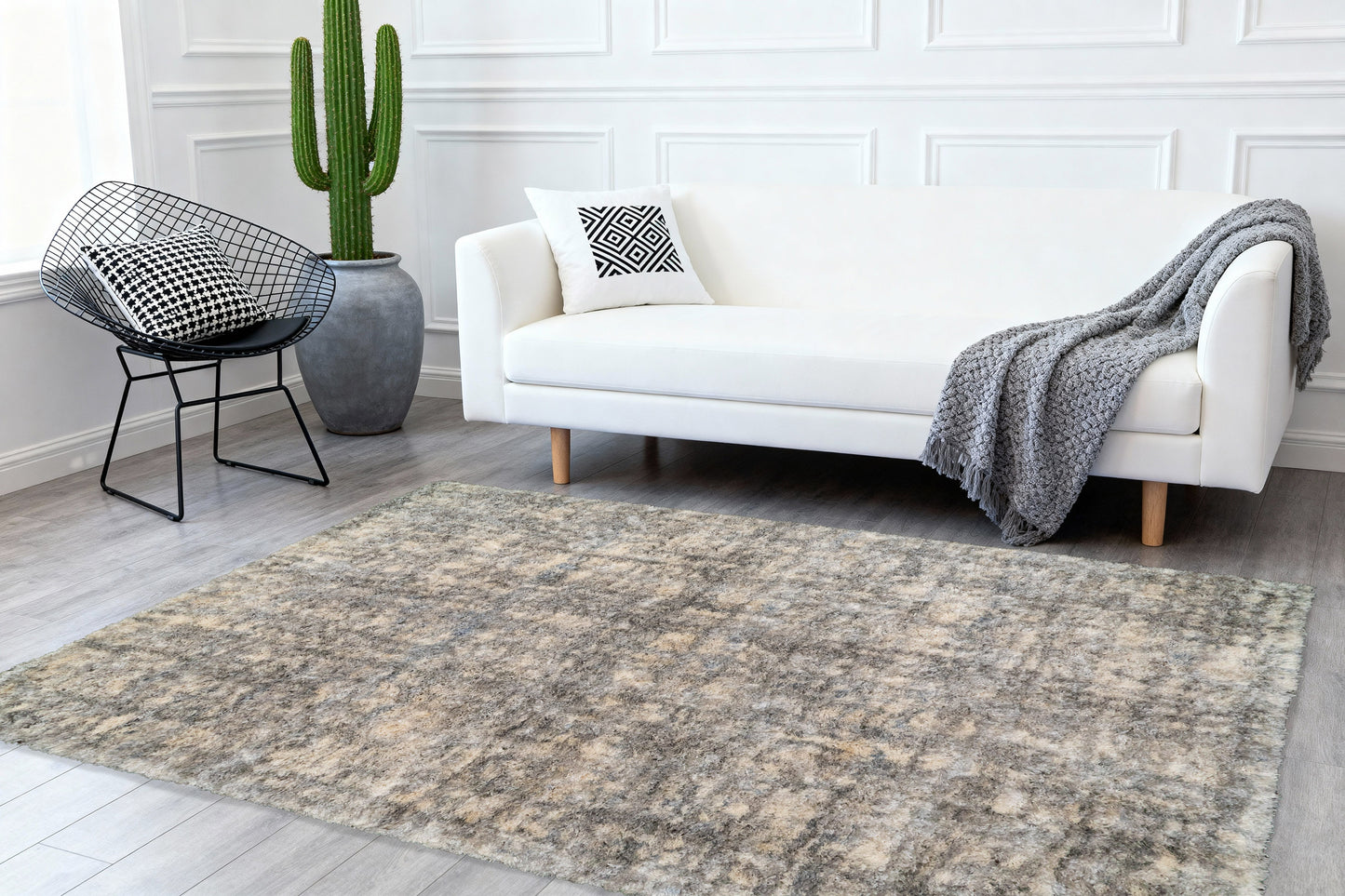 Reverie 3542-190 Cream/Grey Area Rug