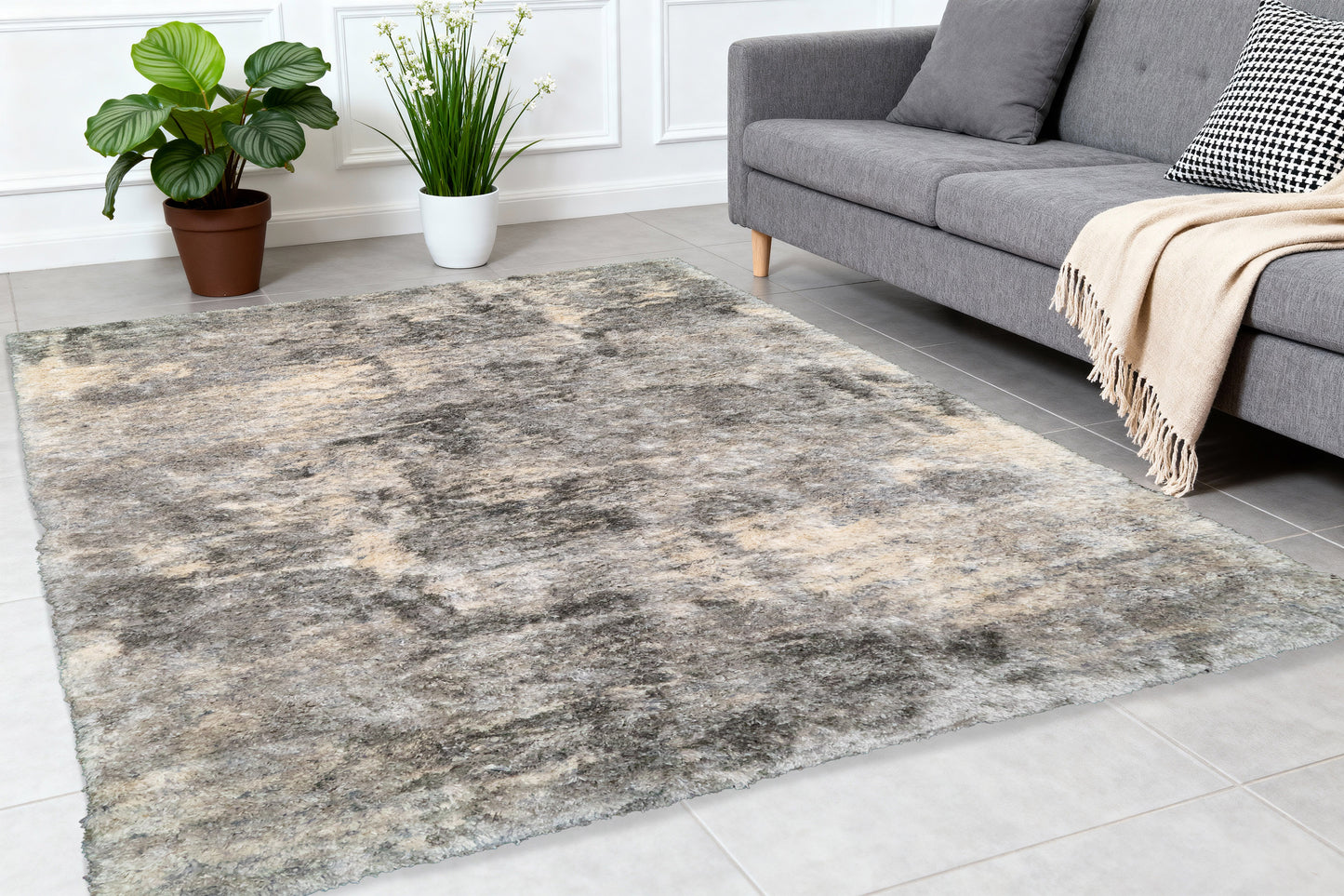Reverie 3543-190 Cream/Grey Area Rug