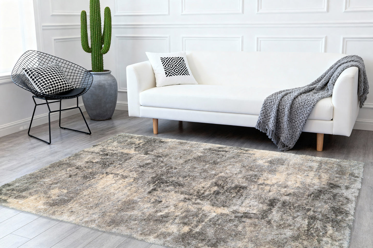 Reverie 3543-190 Cream/Grey Area Rug