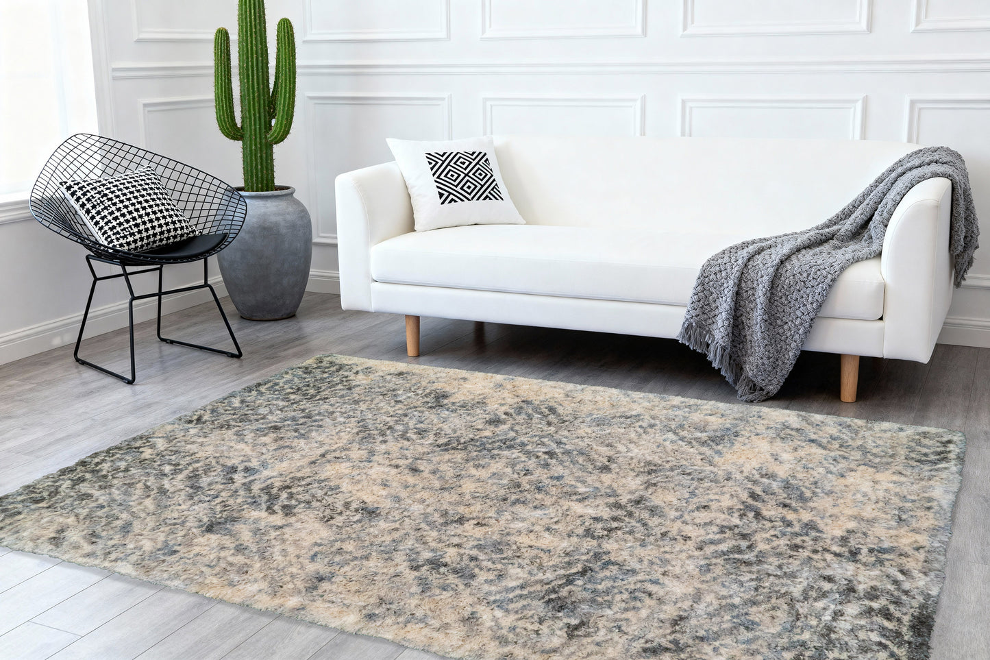 Reverie 3545-190 Cream/Grey Area Rug