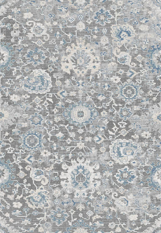 Riley 6034-905 Grey/Blue Area Rug