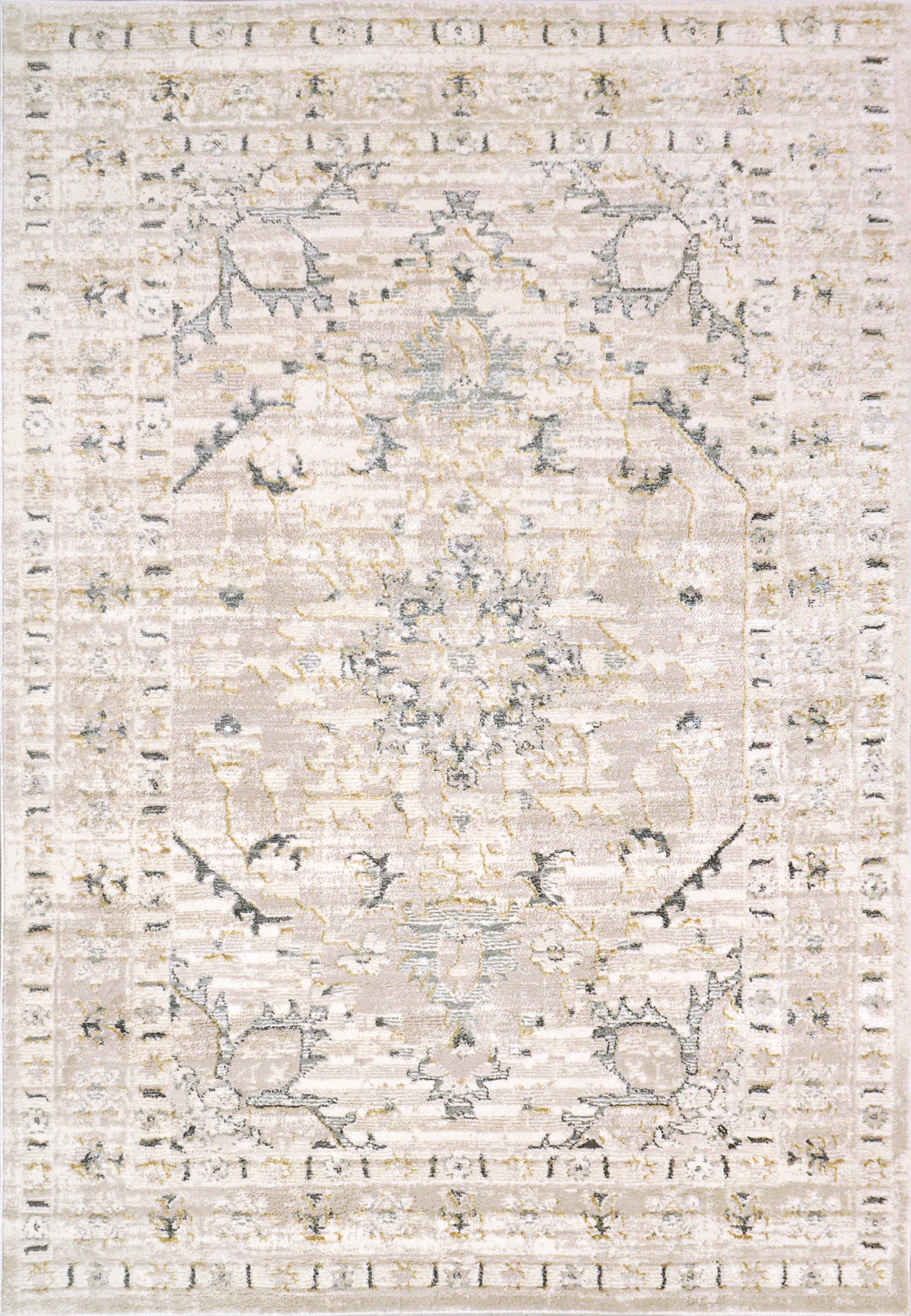 Roma 3180-159 Cream/Navy/Multi Area Rug