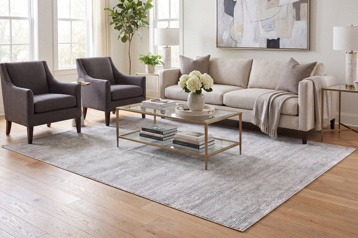 Rori 9350-900 Grey Area Rug