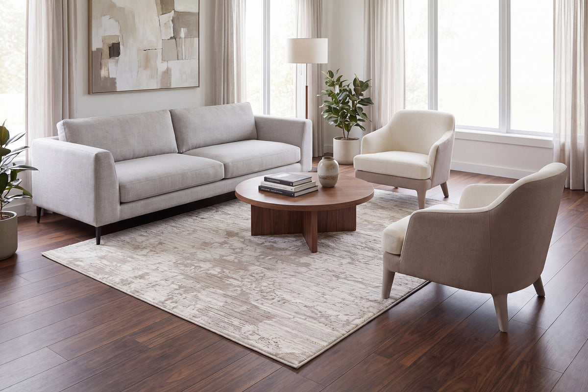 Rori 9353-108 Ivory/Beige Area Rug