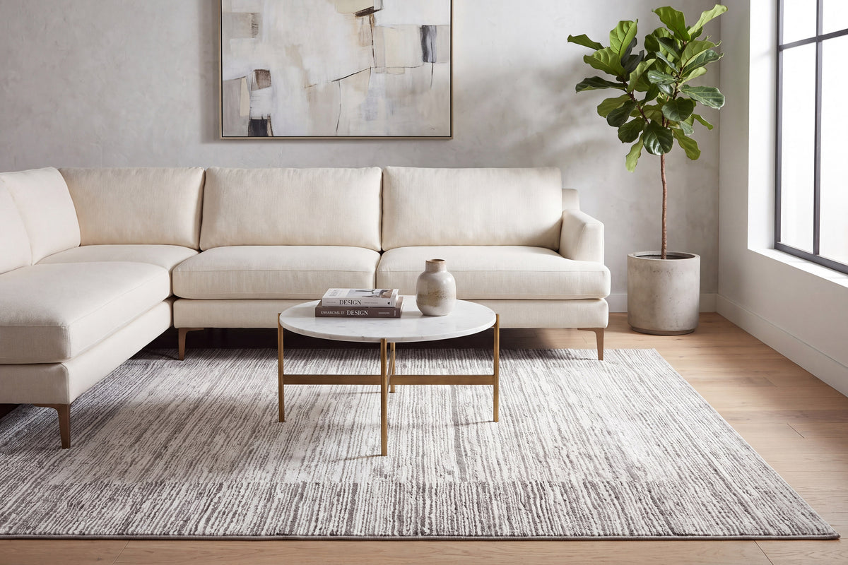 Rori 9356-900 Grey/Charcoal Area Rug