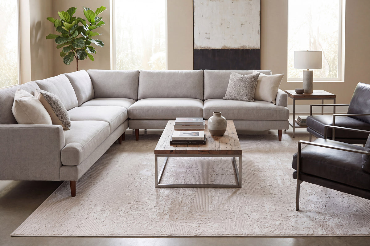 Rori 9379-100 Ivory Area Rug