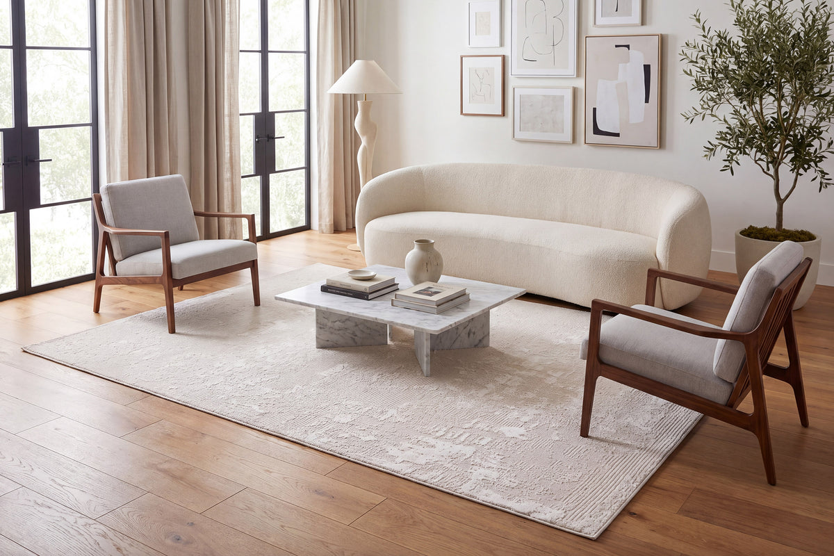 Rori 9379-100 Ivory Area Rug