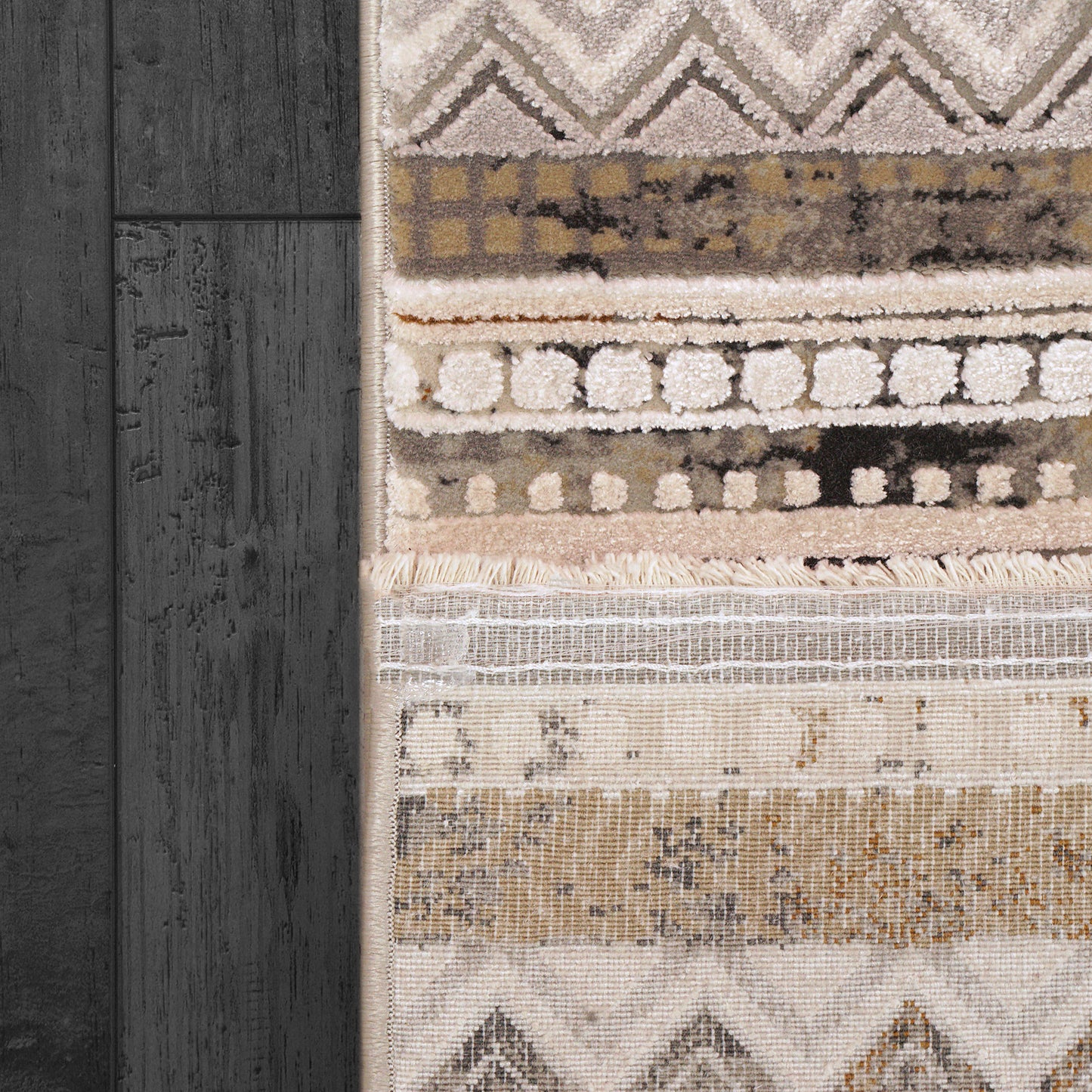 Ruby 2182-189 Ivory/Taupe/Grey Area Rug