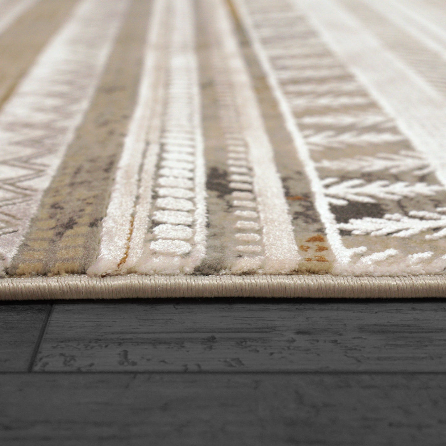 Ruby 2182-189 Ivory/Taupe/Grey Area Rug