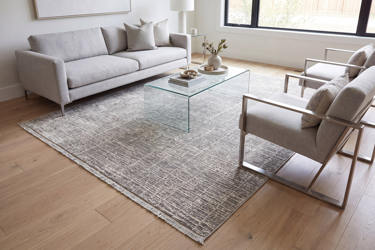 Ruby 2188-910 Grey/Ivory Area Rug