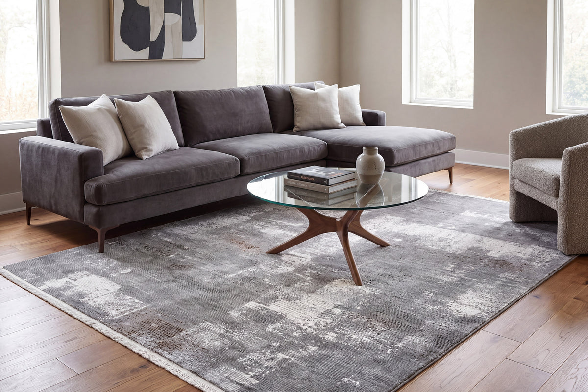 Ruby 2190-918 Grey/Ivory/Brown Area Rug