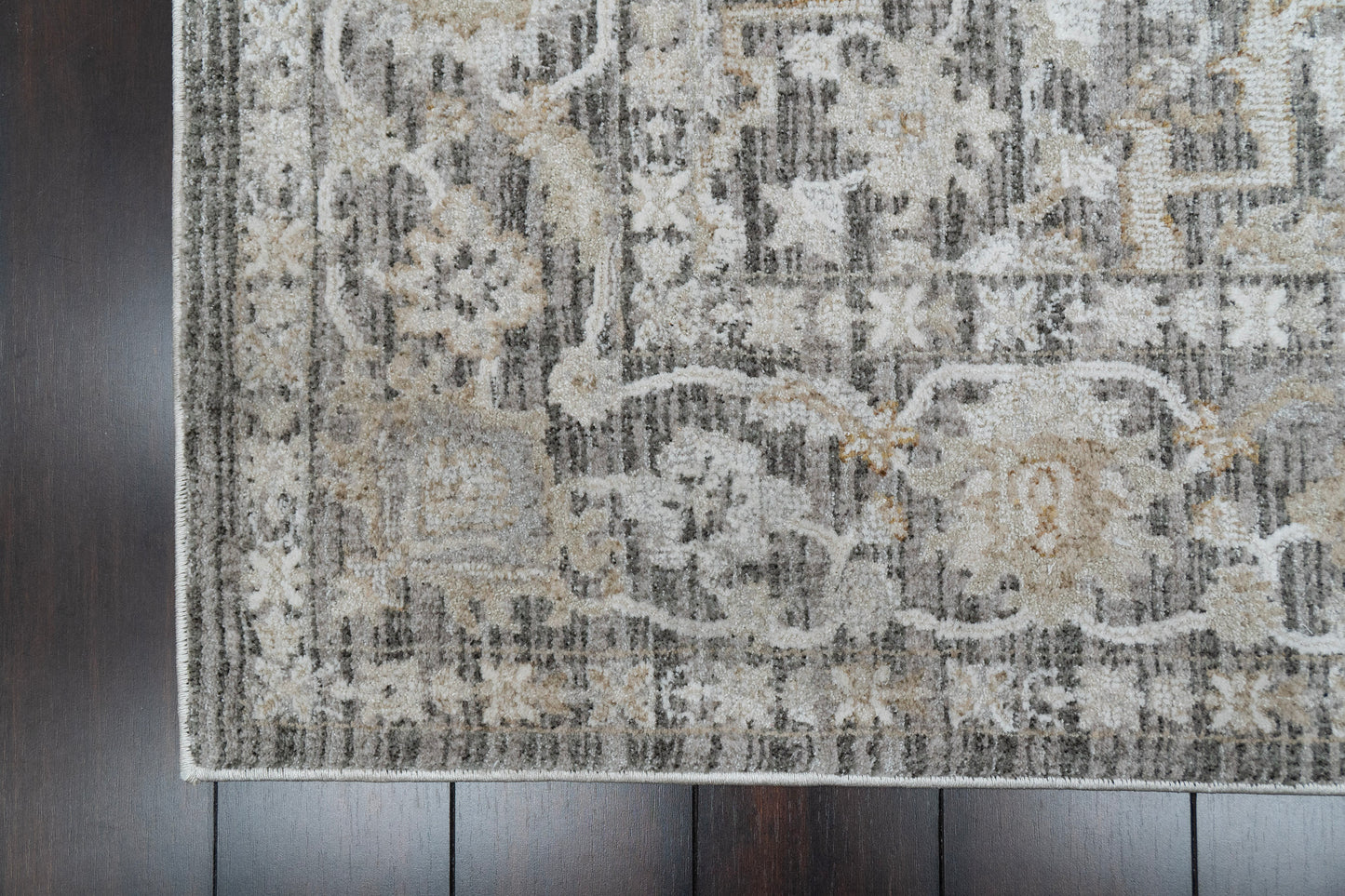 Saffron 16613-981 Grey/Beige/Ivory Area Rug