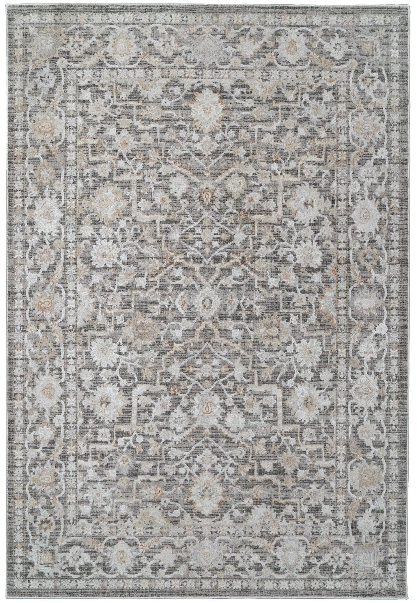 Saffron 16613-981 Grey/Beige/Ivory Area Rug