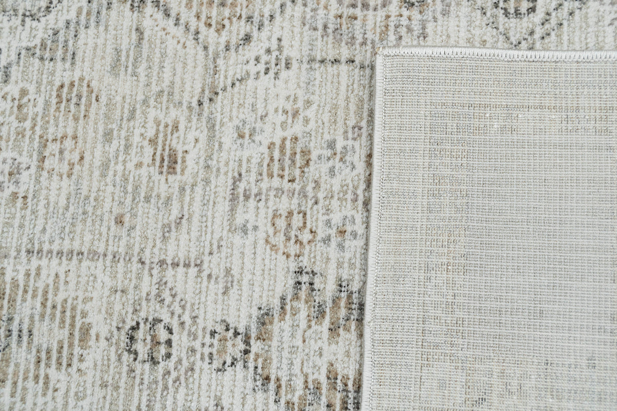 Saffron 16612-890 Beige/Grey Area Rug