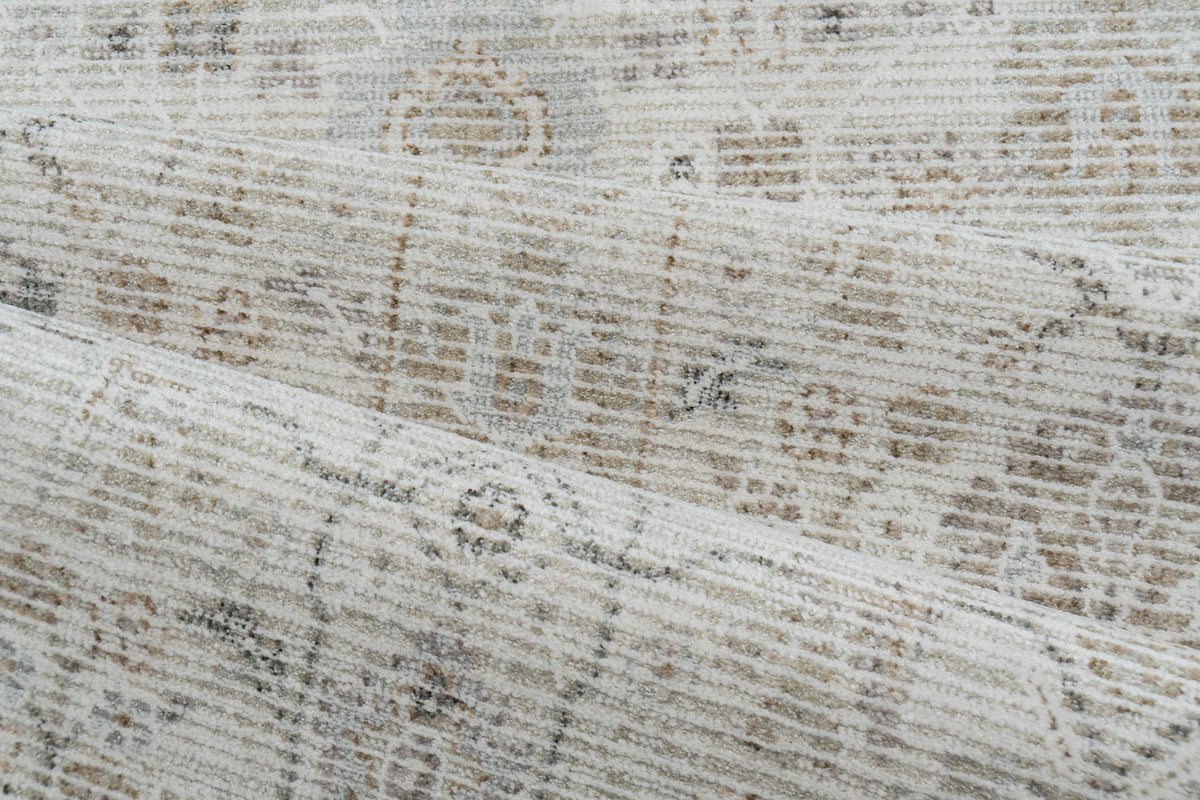 Saffron 16612-890 Beige/Grey Area Rug