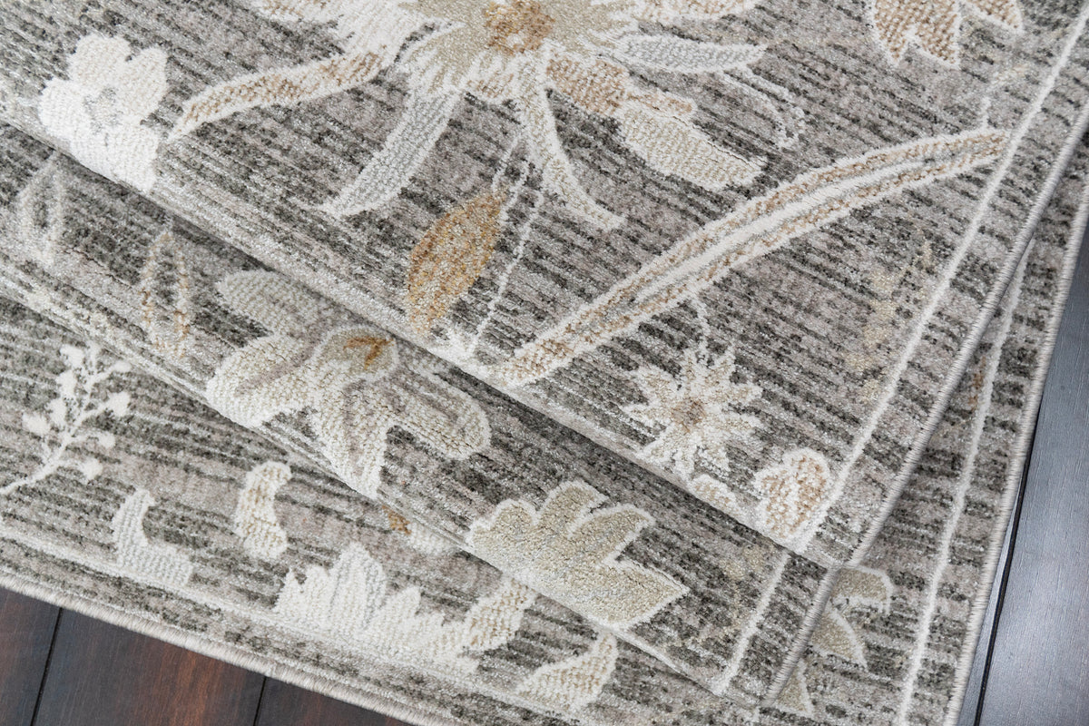 Saffron 16615-989 Grey/Beige/Multi Area Rug