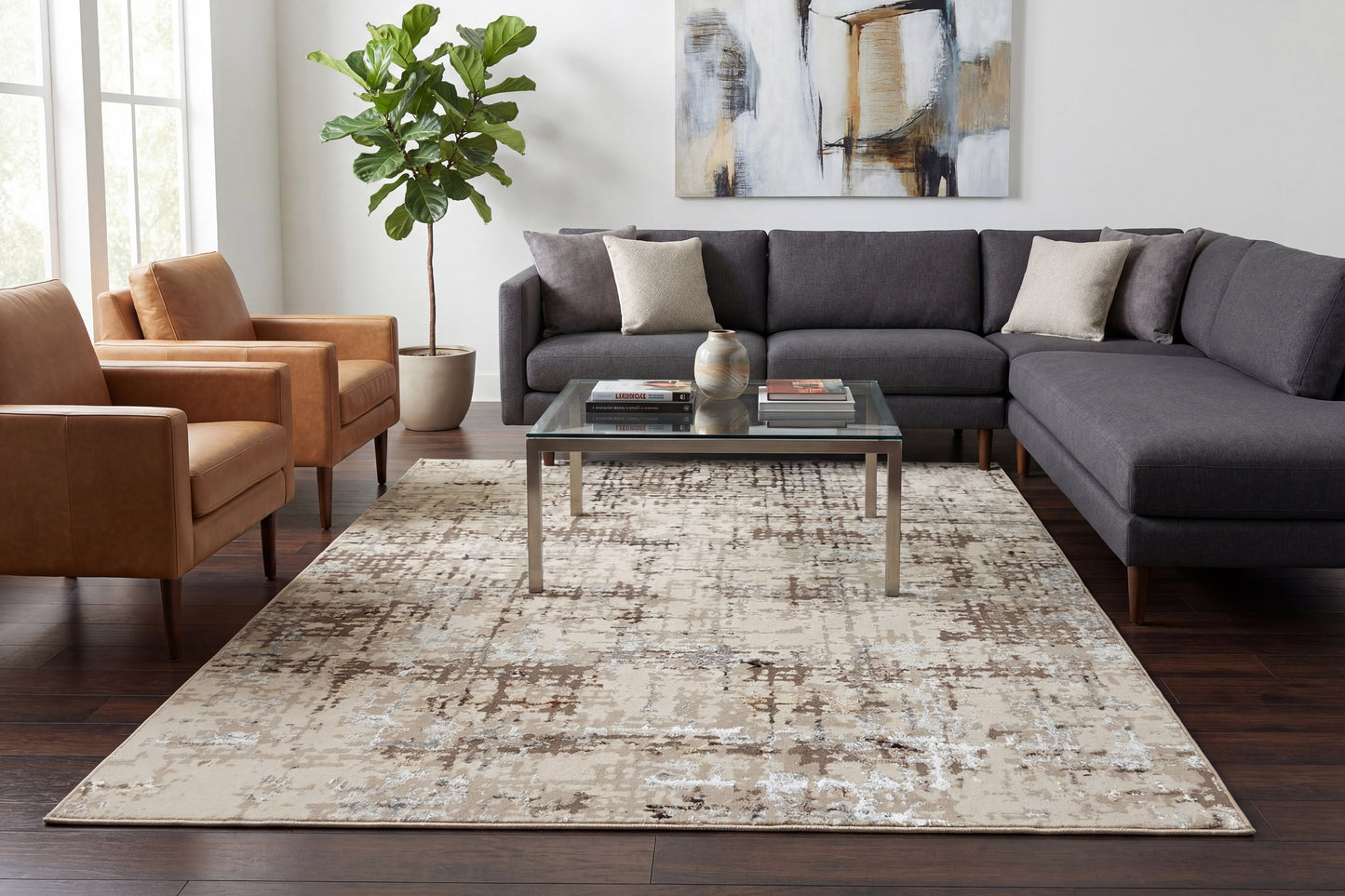 Safir 9270-800 Beige Area Rug