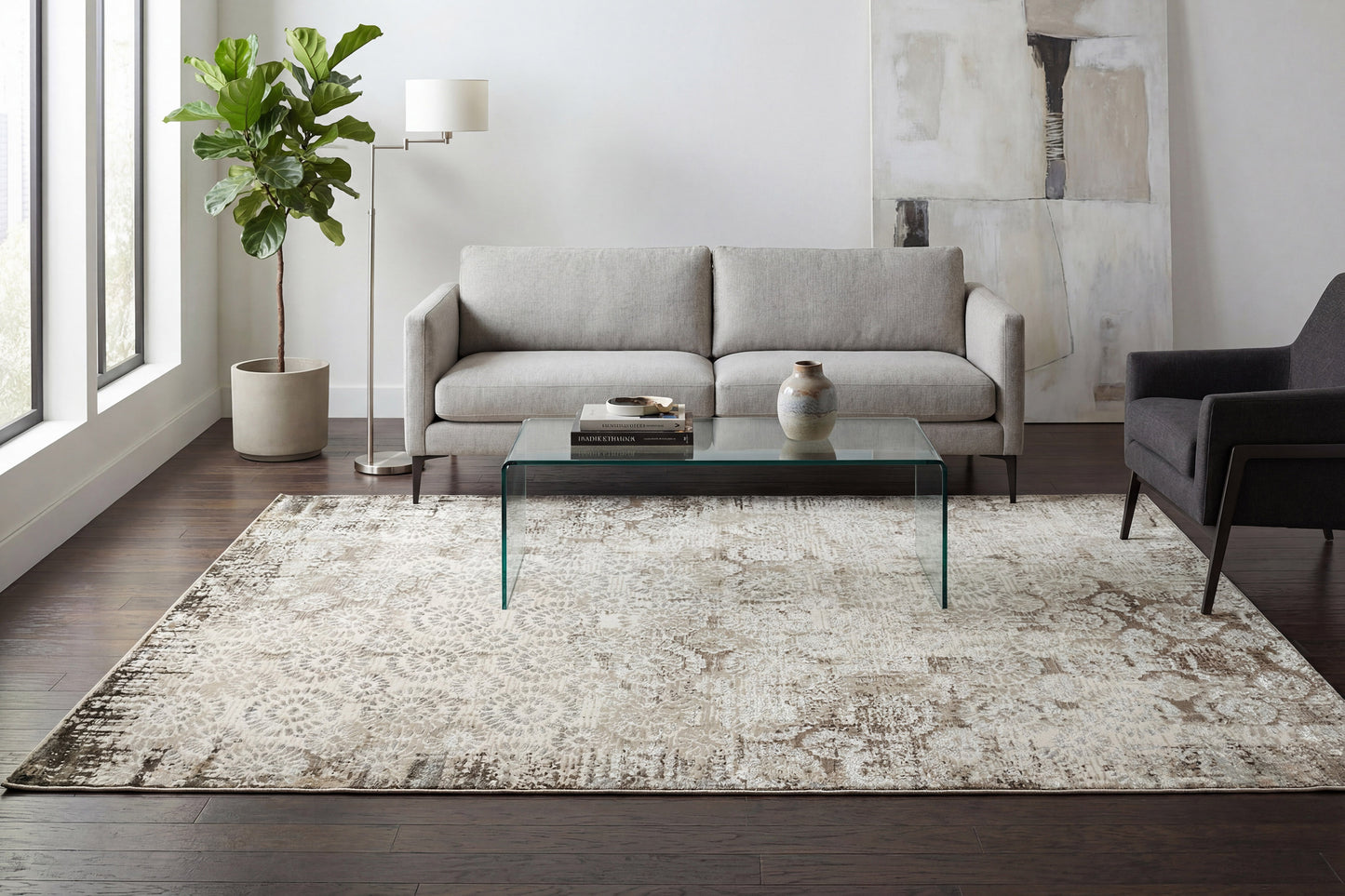 Safir 9274-800 Beige Area Rug