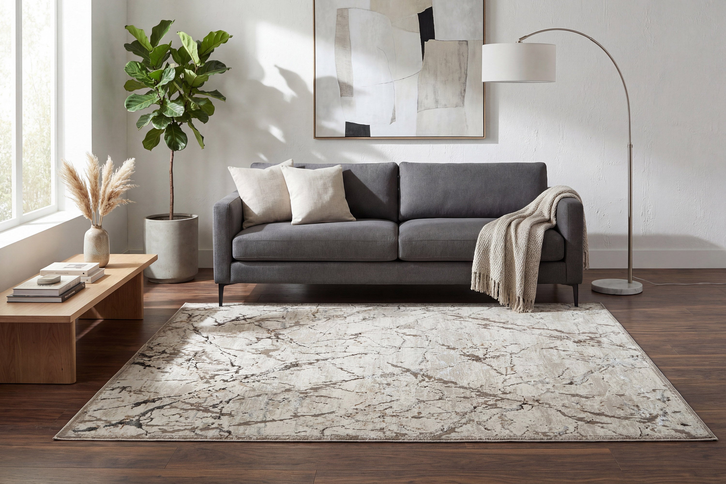 Safir 9278-890 Beige/Grey Area Rug – Buy Rugs Cheap