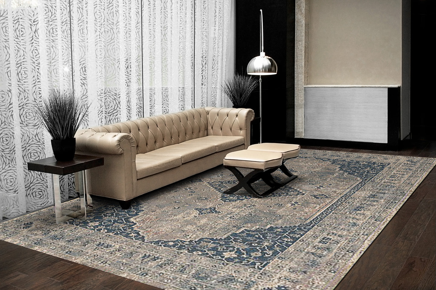 Savoy 3584-899 Beige/Multi Area Rug