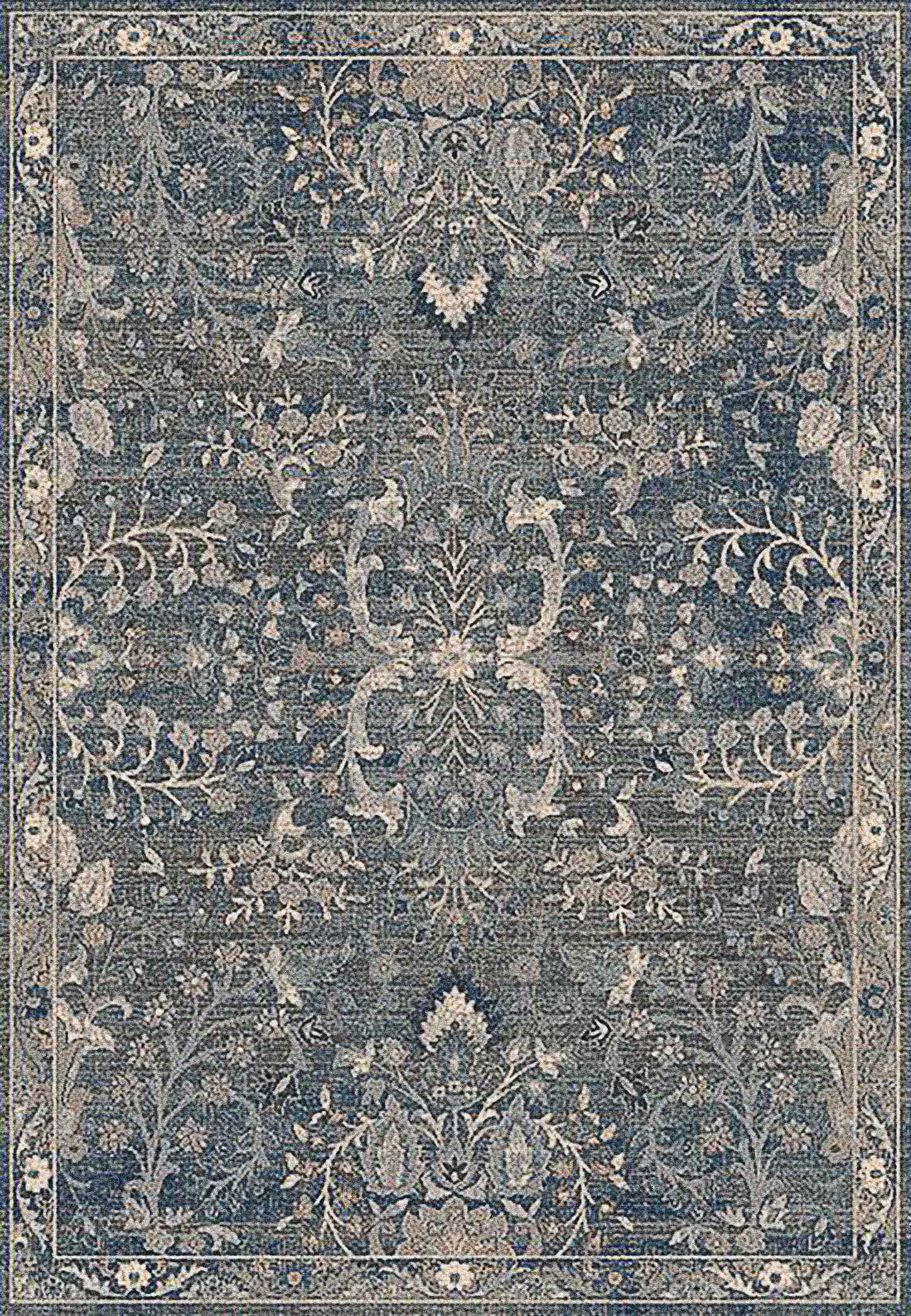 Savoy 3585-599 Denim/Multi Area Rug