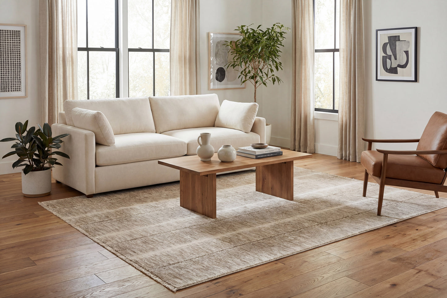 Sequence 18500-880 Beige/Dark Beige Area Rug