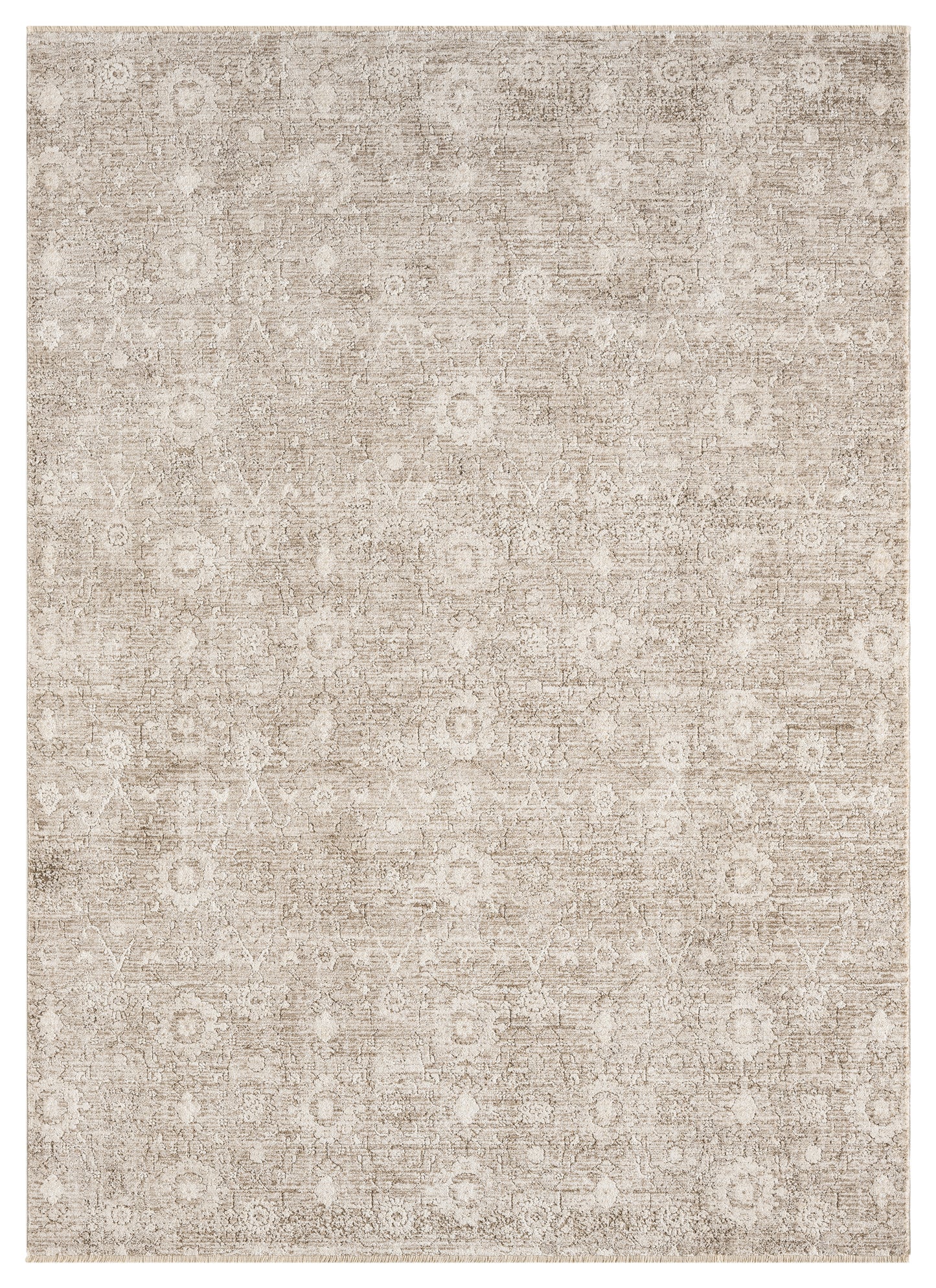 Sequence 18501-818 Beige/White Area Rug
