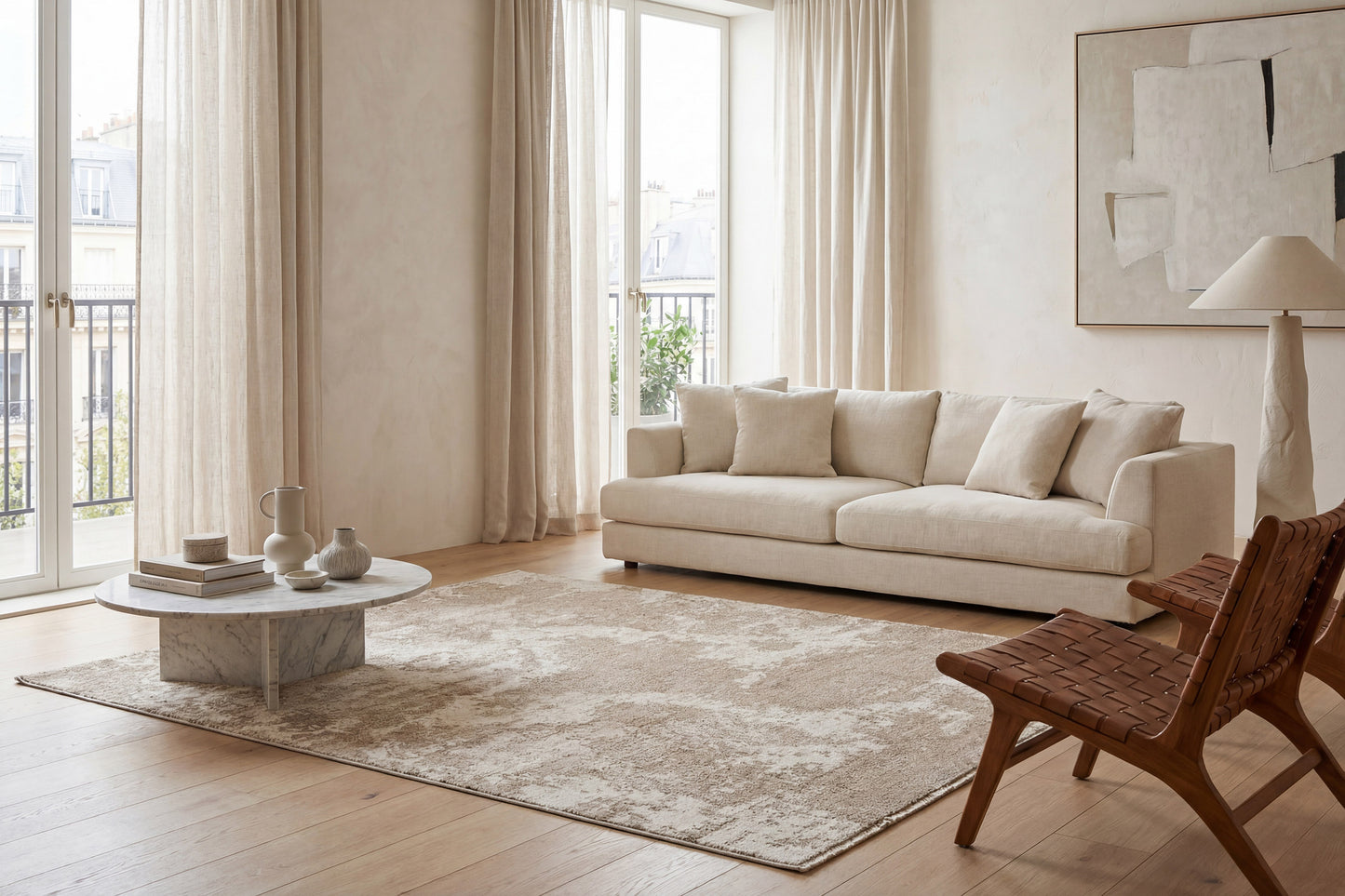 Sequence 18502-880 Beige/Dark Beige Area Rug