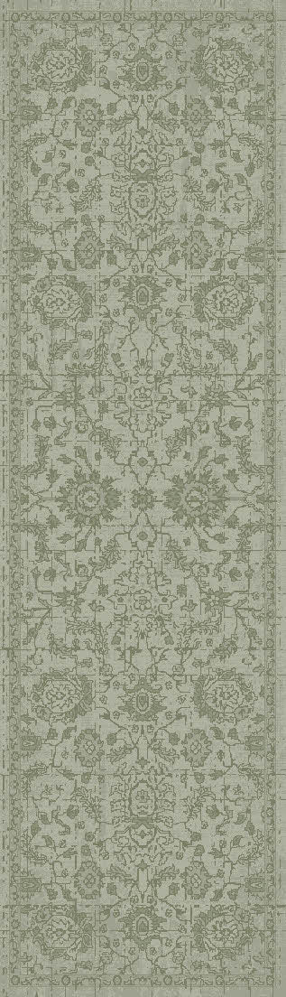 Sequence 18509-400 Green Area Rug