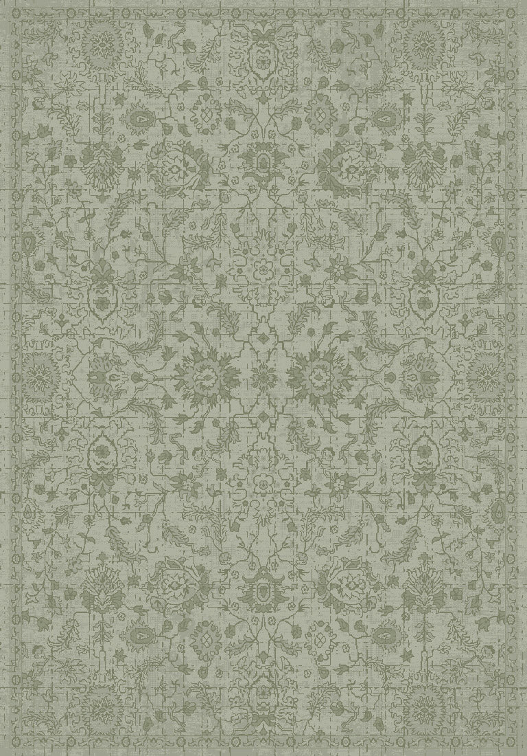 Sequence 18509-400 Green Area Rug
